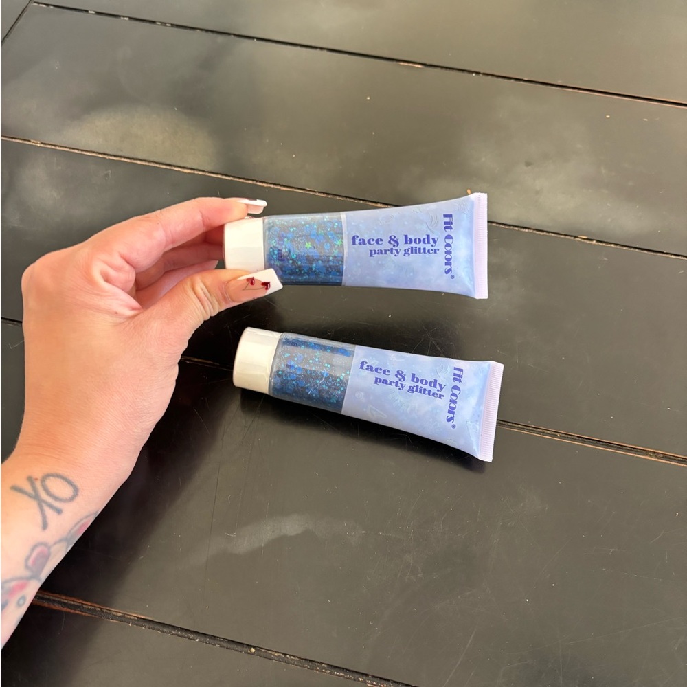 Blue Face & Body Glitter